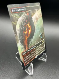 Magic The Gathering Sacred Foundry (Borderless) Unfinity Foil - Image 3
