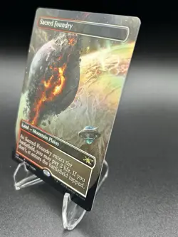 Magic The Gathering Sacred Foundry (Borderless) Unfinity Foil - Image 4