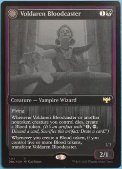 Voldaren Bloodcaster (Silver Screen) FOIL Innistrad Double Feature NM (310284) - Image 1