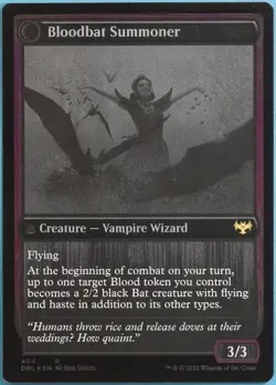 Voldaren Bloodcaster (Silver Screen) FOIL Innistrad Double Feature NM (310284) - Image 2