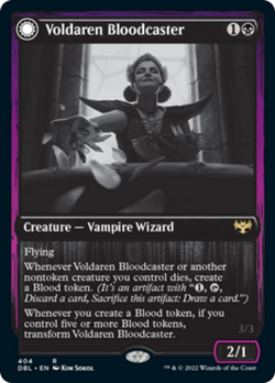 Voldaren Bloodcaster Silver Screen FOIL Innistrad Crimson Vow PL - Image 1