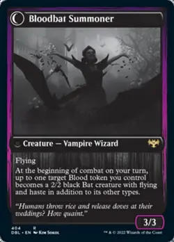 Voldaren Bloodcaster Silver Screen FOIL Innistrad Crimson Vow PL - Image 2