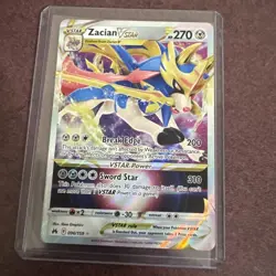 Pokemon Zacian Vstar 96/159 Crown Zenith Holo Ultra Rare NM/MINT - Image 2