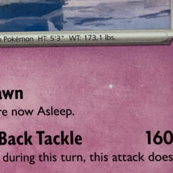 Pokemon TCG 151 Printer Hickey Error Slowbro 080/165 Near Mint - Image 2