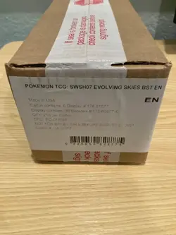 Pokemon TCG Evolving Skies Booster Box Case Sword & Shield SEALED First Print 1 - Image 1