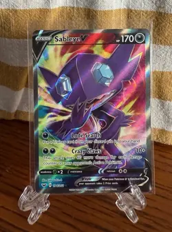 Pokemon TCG - Sableye V 194/202 - Sword & Shield Base - Full Art - Image 1