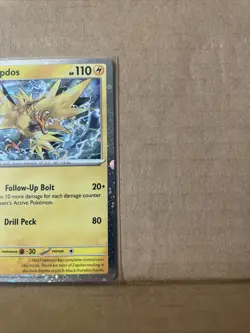 Zapdos Cosmos Holo Rare SVP Promo 157 Pokemon Scarlet & Violet - Surging Sparks - Image 5