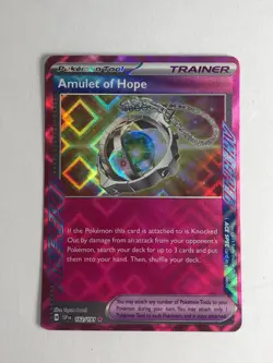 Pokemon TCG Surging Sparks Ace Spec Amulet of Hope 162/191 Near Mint - Image 1