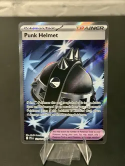 Punk Helmet 2025 Pokemon Phantasmal Flames 121/094 Ultra Rare Holo - Image 1