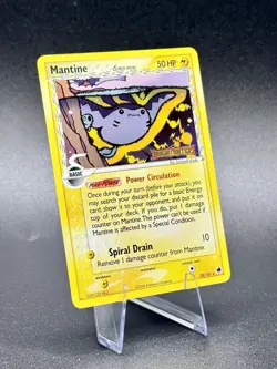 Mantine Delta Species 20/101 Stamped Pokemon EX Dragon Frontiers Reverse Holo NM - Image 1