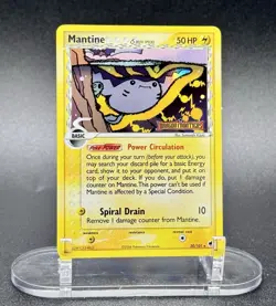 Mantine Delta Species 20/101 Stamped Pokemon EX Dragon Frontiers Reverse Holo NM - Image 2
