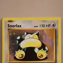 Pokemon TCG Snorlax XY Black Star Promos XY179 good condition ships fast - Image 2