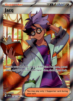 Jacq - 236/198 - Pokemon TCG - Full Art Ultra Rare Scarlet & Violet - NM - Image 1