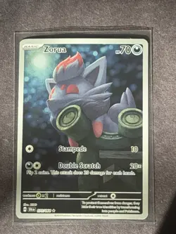 Pokemon TCG Zorua 075/064 Shrouded Fable Illustration Rare Holo Full Art NM - Image 1