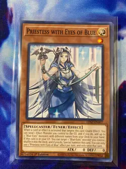 Priestess with Eyes of Blue LDS2-EN007 Common Yugioh - Image 1