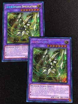 Yugioh Ace Spades Speculation BLTR-EN039 1ST Secret X2 (NM) - Image 1