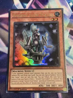 Yu-Gi-Oh! TCG Ancient Gear Statue MZTM-EN045 Ultra Rare NM/M - Image 1