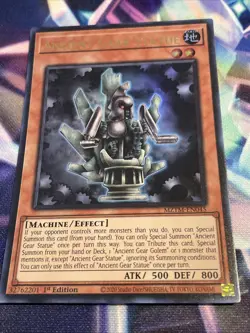 Yu-Gi-Oh! TCG Ancient Gear Statue MZTM-EN045 Ultra Rare NM/M - Image 2