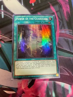 YUGIOH - POWER OF THE GUARDIANS - SUPER RARE - 1ST ED - MP18 - NM - Image 1