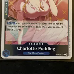 Charlotte Pudding SP OP06-047 PRB-02 Rare One Piece TCG Vol.2 English NM - Image 3
