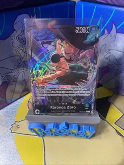 One Piece TCG Roronoa Zoro Alt Art Foil Leader Legacy Of The Master OP12-020 - Image 1