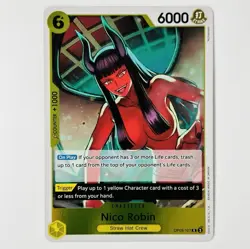 One Piece TCG - Nico Robin OP09-107 Rare - PACK FRESH MINT - Image 1