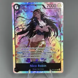 One Piece Nico Robin Legacy of the Master #OP12-087 Super Rare Foil TCG - Image 1