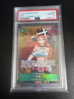 One Piece CCG Nami OP02-036 Japanese Super Rare SR Alternate Art - Image 1