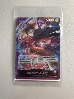 One Piece Monkey D Luffy OP05-060 Leader Sound Loader Vol. 1 Promo SEALED - Image 1