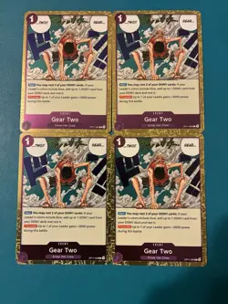 ONE PIECE TCG GEAR TWO RARE PLAYSET OP11-080 - Image 1
