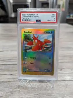 PSA 9 MINT Corphish 53/97 REVERSE HOLO Ex Dragon Pokemon Card 989 - Image 1