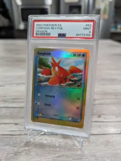 PSA 9 MINT Corphish 53/97 REVERSE HOLO Ex Dragon Pokemon Card 989 - Image 2