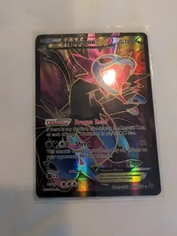 Pokemon TCG Roaring Skies Hydreigon EX Full Art Card 103/108 LP - Image 1