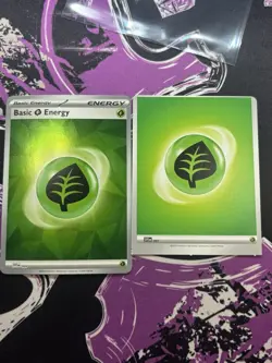 Pokemon Grass Energy Miscut Error Card - Image 2