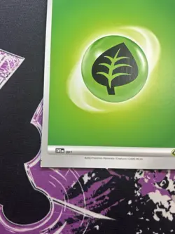 Pokemon Grass Energy Miscut Error Card - Image 5