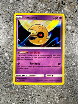 Pokemon TCG Cards Lunatone 61/168 Celestial Storm Holo Rare NM-M - Image 1