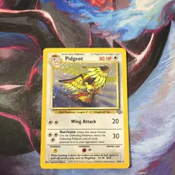 Pokemon Pidgeot TCG Holo Rare Card 8/64 Jungle Unlimited Vintage - Image 1