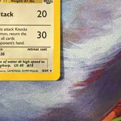 Pokemon Pidgeot TCG Holo Rare Card 8/64 Jungle Unlimited Vintage - Image 2
