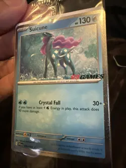 Pokemon Suicune 026/094 EB Games Exclusive Stamped Promo Card Phantasmal Flames - Image 2