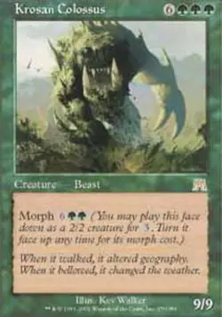 Krosan Colossus ~ Lightly Played Onslaught MTG Magic UltimateMTG Green Card - Image 1