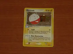 Pokemon Gaming Card: ELECTRODE #5/101 70HP Hidden Legends Holofoil WOTC 2004 - Image 1