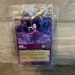 Disney Lorcana Elsa The Fifth Spirit 6/P3 [Glitter Foil] Sealed Promo Card - Image 1