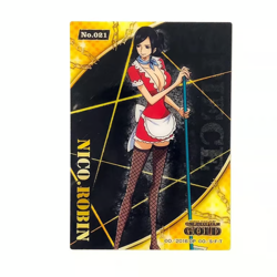 PREORDER Super Rare Nico Robin No.021 One piece Film Gold Clear Card Japanese - Image 1