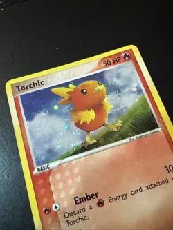 Pokemon Torchic 017 Holo Rare Black Star Promo TCG Card LP #017 - Image 2