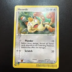 Pokemon TCG Meowth #013 WOTC Promo Holo Card Vintage 2003 Nintendo - Image 1