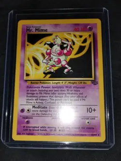 Pokemon TCG Mr. Mime Jungle Unlimited Regular Card 22/64 - Image 1