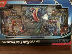 Pokemon Trading Card Game Greninja ex and Kingdra ex Special Collection Box x5 - Image 1