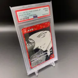 PSA 9 PROMO Shuichi Akai 2024 Detective Conan Card Game TCG C ID P005 - Image 3