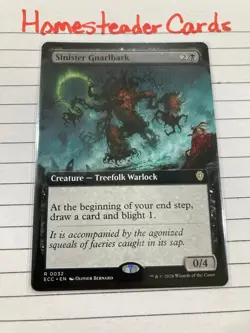 Sinister Gnarlbark Commander: Lorwyn Eclipsed Regular #0222 MTG - Image 1