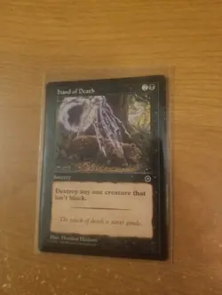 MAGIC THE GATHERING PORTAL SECOND AGE HAND OF DEATH LIGHTLY PLAYED - Image 1